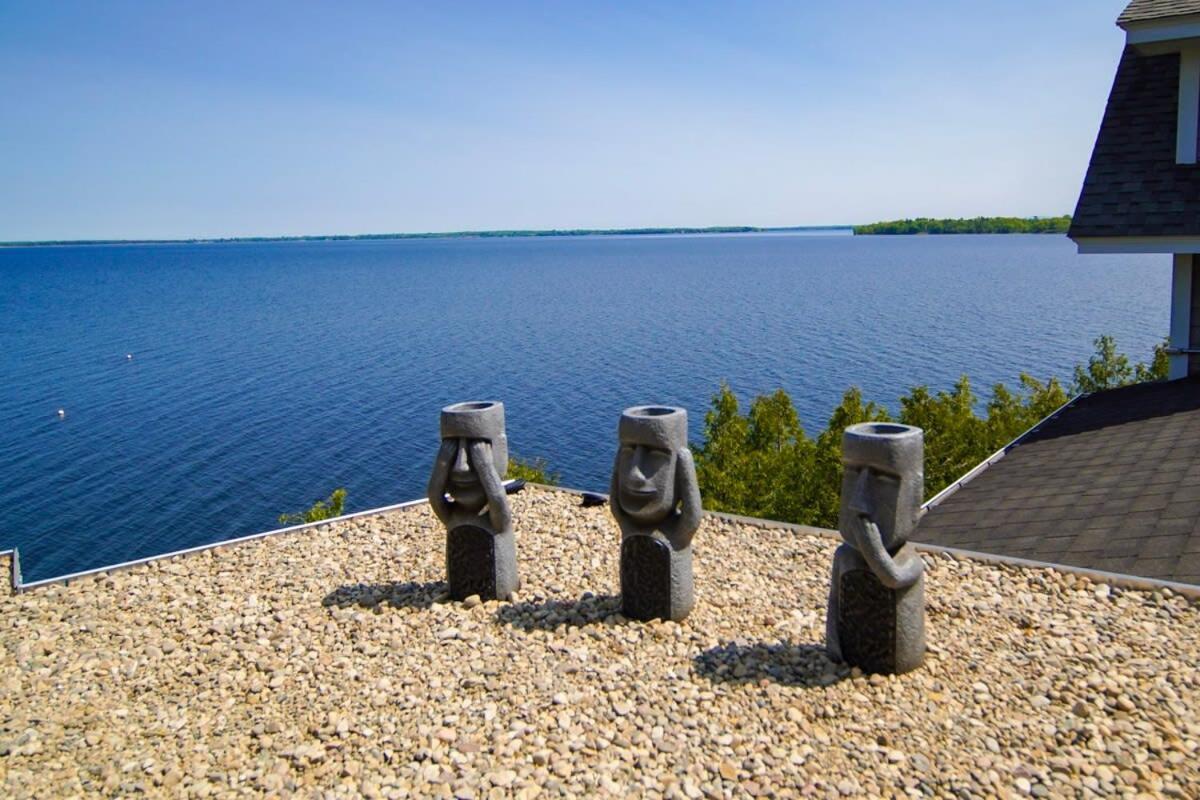 Loza House Adirondack Skydeck Unit Lake Front Plattsburgh Bagian luar foto